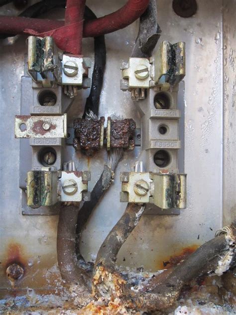 electrical box ground is corroded power goes out suddenly|no ground connection electric system.